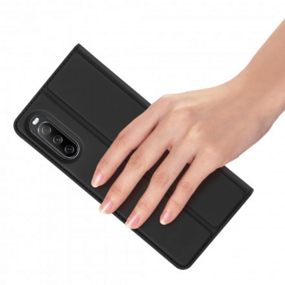 Schutzhülle Für Sony Xperia 10 III Flip Case Skin Pro Dux Ducis