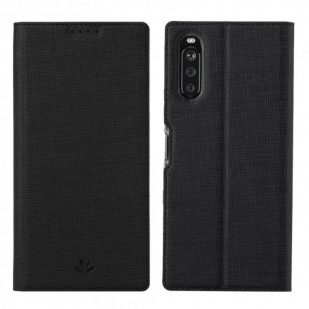 Schutzhülle Für Sony Xperia 10 III Flip Case Vili Dmx Texturiert