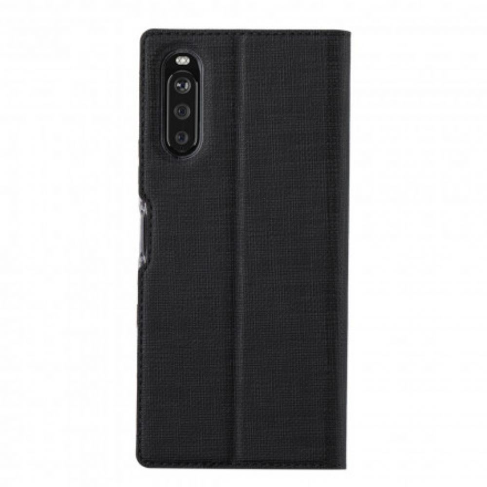 Schutzhülle Für Sony Xperia 10 III Flip Case Vili Dmx Texturiert