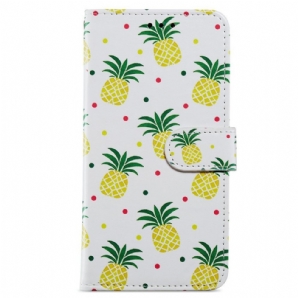 Flip Case Für Samsung Galaxy A13 Mehrere Ananas