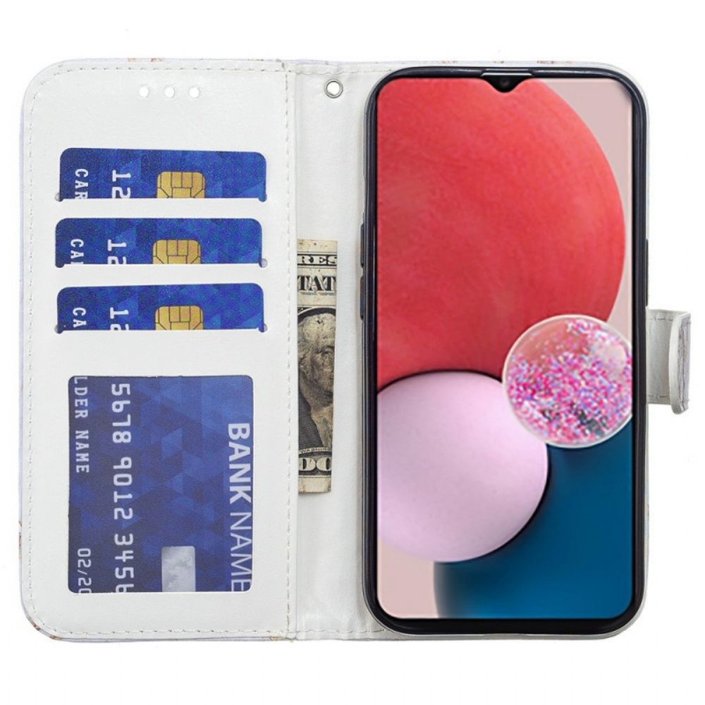 Flip Case Für Samsung Galaxy A13 Mehrere Ananas