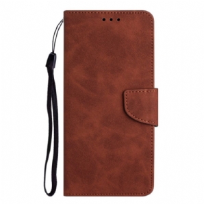 Flip Case Für Samsung Galaxy A13 Mit Kordel Vintage Riemchen-stil