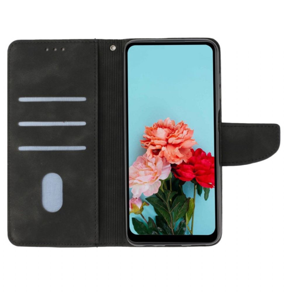 Flip Case Für Samsung Galaxy A13 Mit Kordel Vintage Riemchen-stil