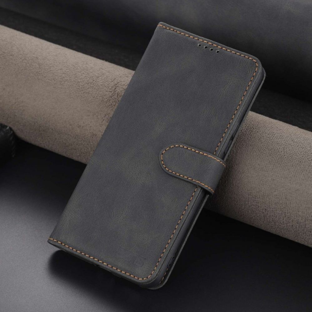 Flip Case Für Samsung Galaxy A13 Mit Kordel Vintage Stil Azns Riemchen