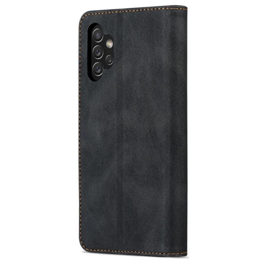 Flip Case Für Samsung Galaxy A13 Mit Kordel Vintage Stil Azns Riemchen