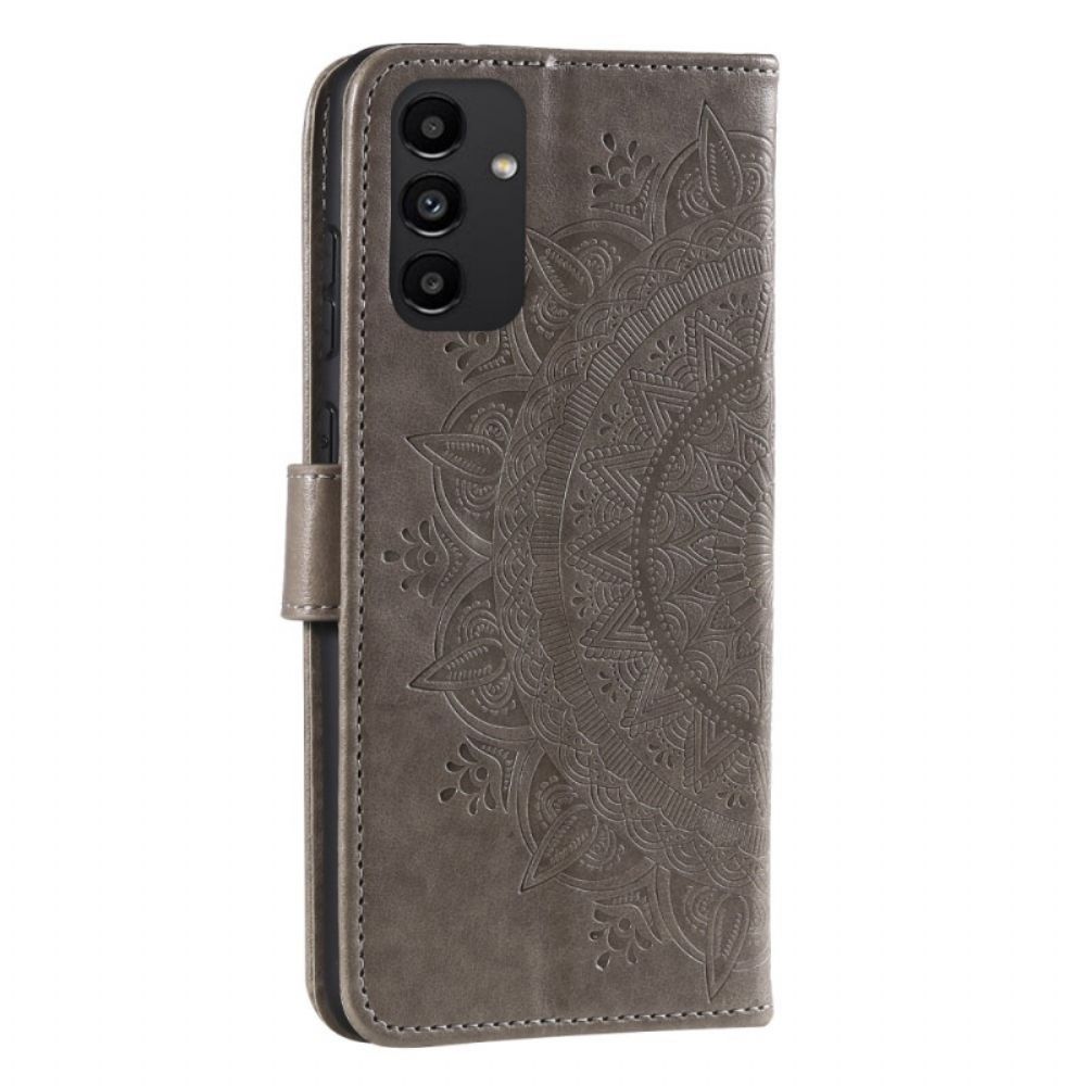 Flip Case Für Samsung Galaxy A13 Sonnen-mandala