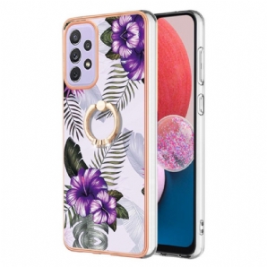 Handyhülle Für Samsung Galaxy A13 Ring-stützblumen