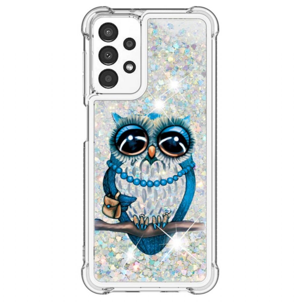 Hülle Für Samsung Galaxy A13 Fräulein Glitter Eule