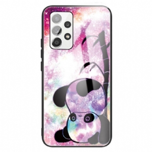 Hülle Für Samsung Galaxy A13 Panda-hartglas