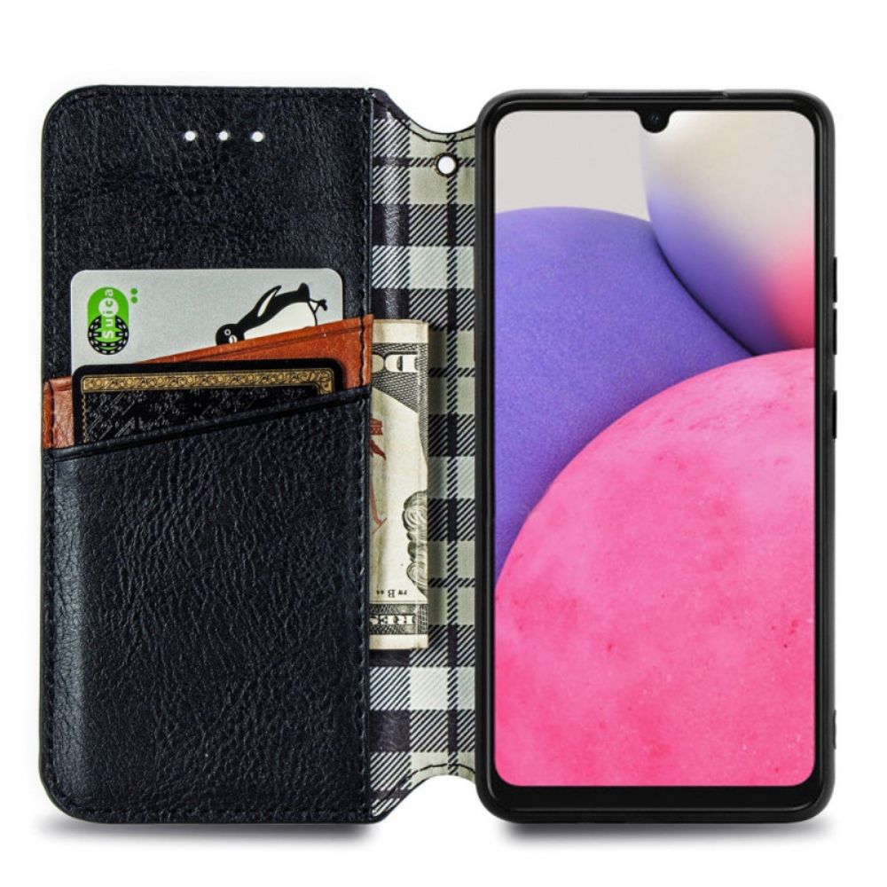 Schutzhülle Für Samsung Galaxy A13 Flip Case Ledereffekt 3d-muster