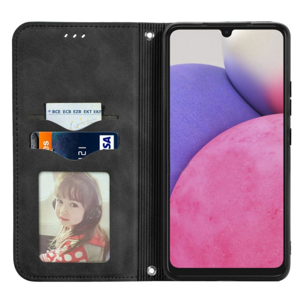 Schutzhülle Für Samsung Galaxy A13 Flip Case Vintage-design