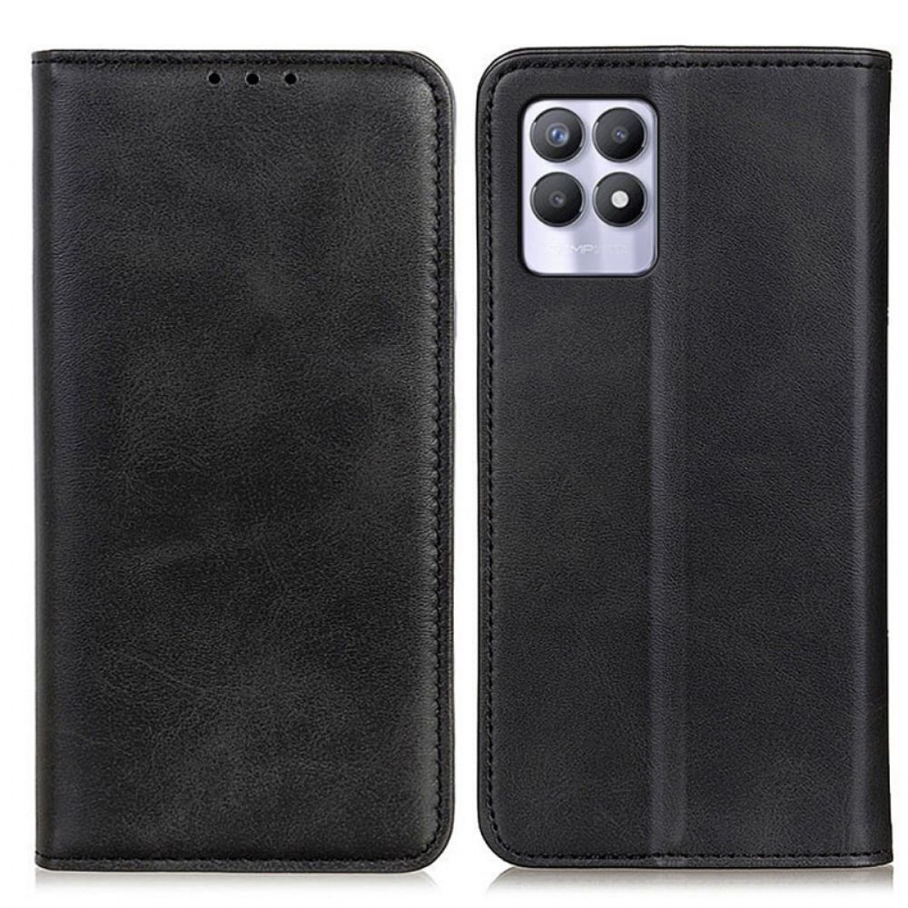 Schutzhülle Für Realme 8i Flip Case Elegance Spaltleder