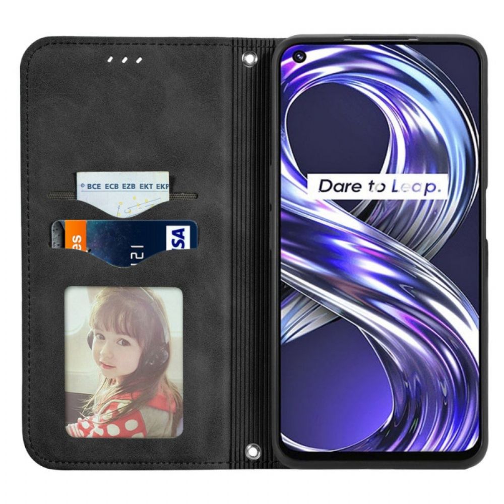 Schutzhülle Für Realme 8i Flip Case Skin-touch-design