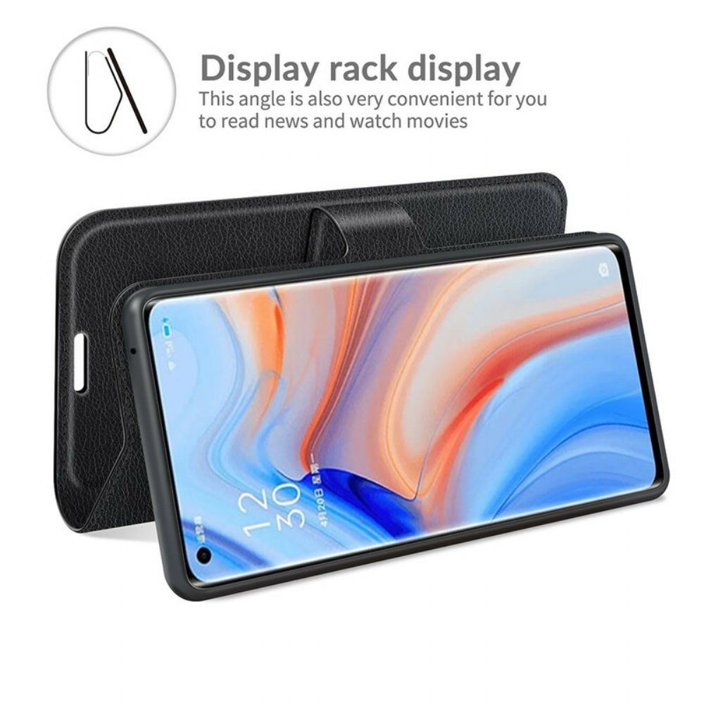 Flip Case Für Oppo Find X3 Neo Klassisch