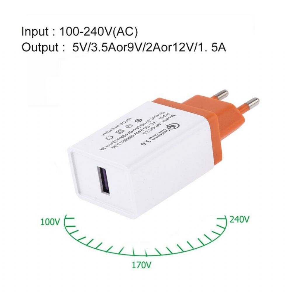 Usb-Wandladeadapter Eu-Stecker