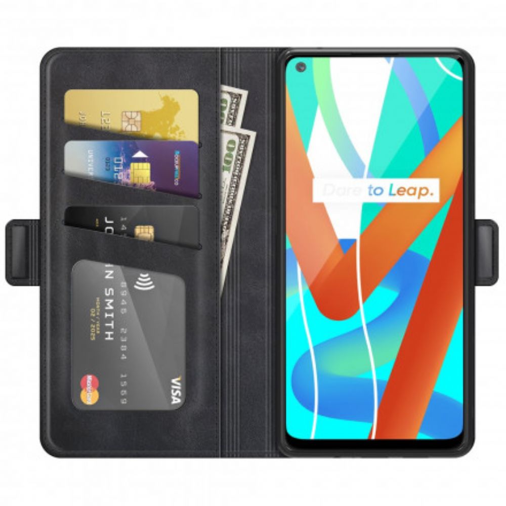 Flip Case Für Realme 8 5G Flip Case Klassische Doppelklappe