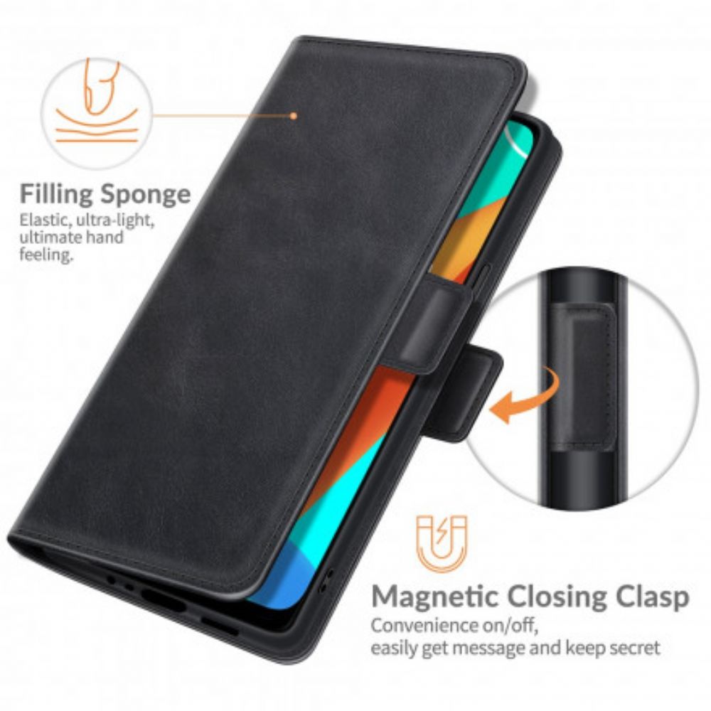 Flip Case Für Realme 8 5G Flip Case Klassische Doppelklappe