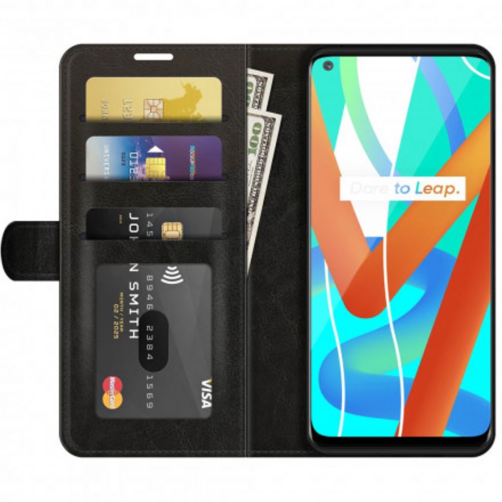 Flip Case Für Realme 8 5G Ultra Kunstleder