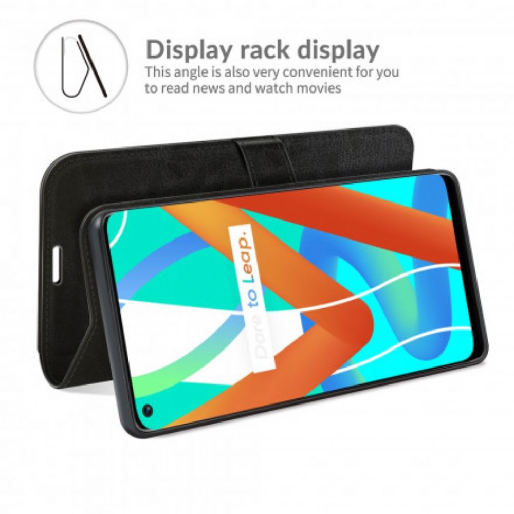 Flip Case Für Realme 8 5G Ultra Kunstleder