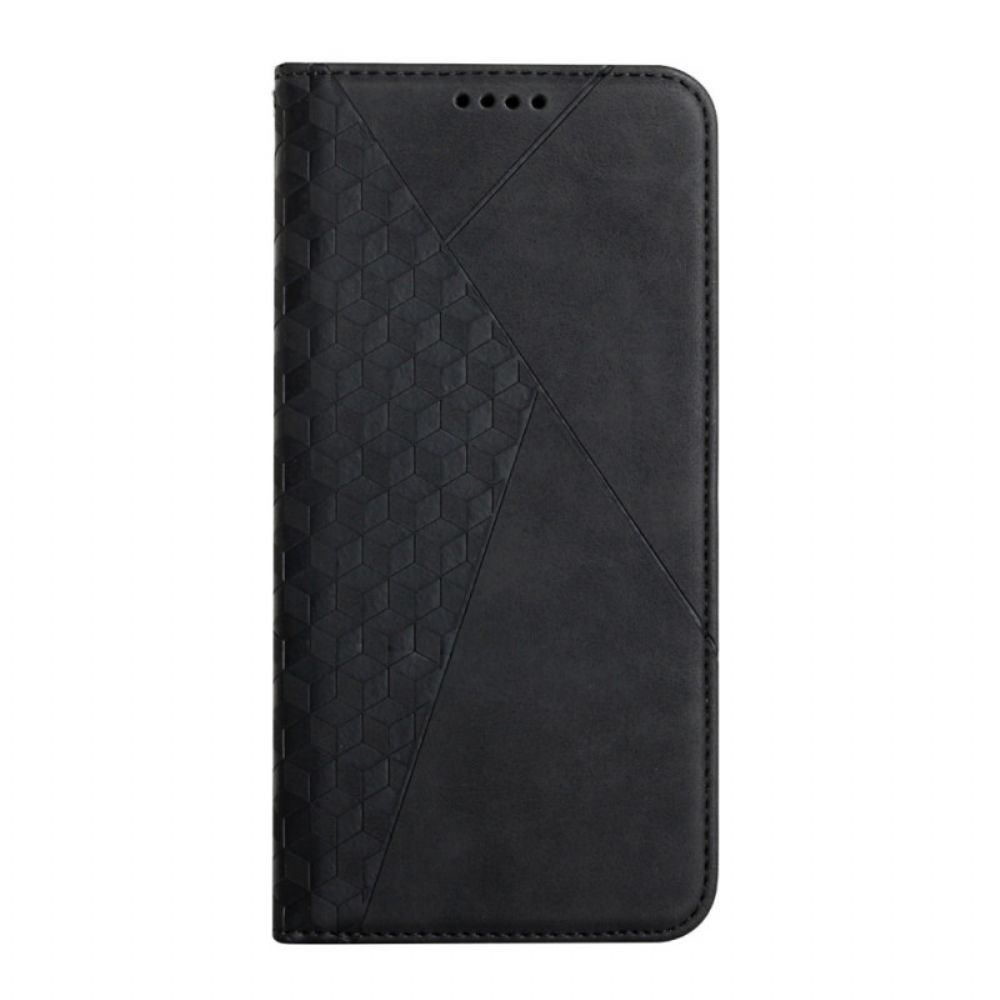 Schutzhülle Für Realme 8 5G Flip Case Geo-leder-effekt