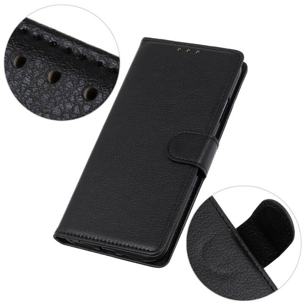 Flip Case Für Asus Zenfone 7 / 7 Pro Litschi-textur