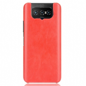 Hülle Für Asus Zenfone 7 / 7 Pro Lichi-leder-effekt