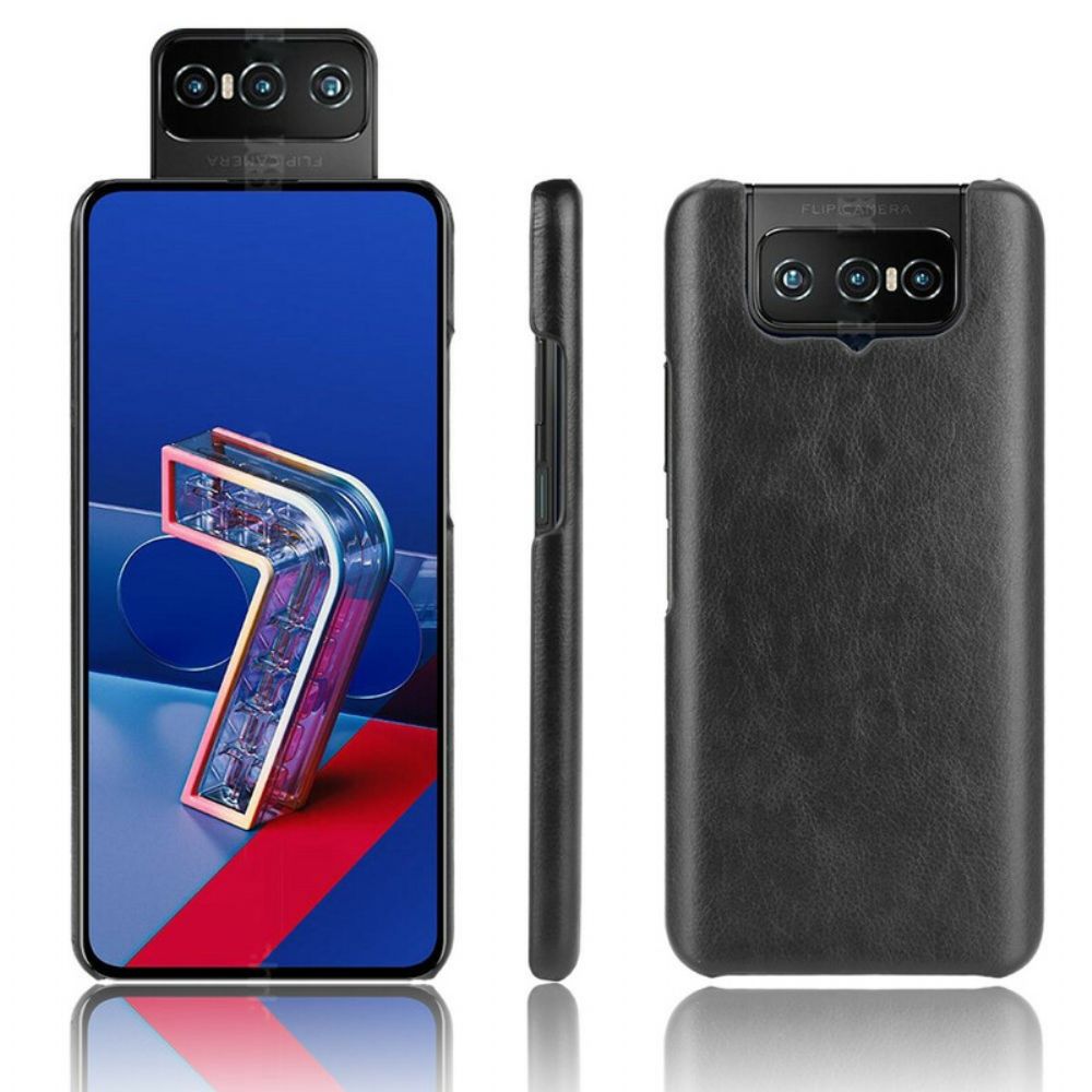 Hülle Für Asus Zenfone 7 / 7 Pro Lichi-leder-effekt