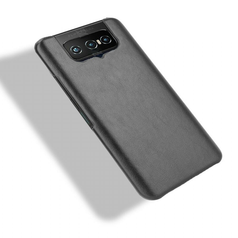 Hülle Für Asus Zenfone 7 / 7 Pro Lichi-leder-effekt