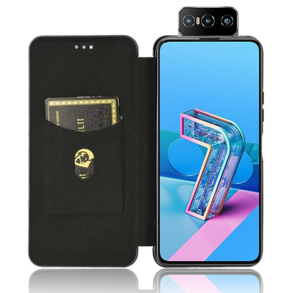 Schutzhülle Für Asus Zenfone 7 / 7 Pro Flip Case Silikonkohle