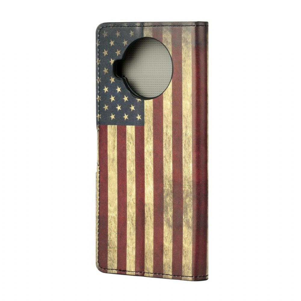 Flip Case Für Xiaomi Mi 10T Lite / Redmi Note 9 Pro 5G Amerikanische Flagge