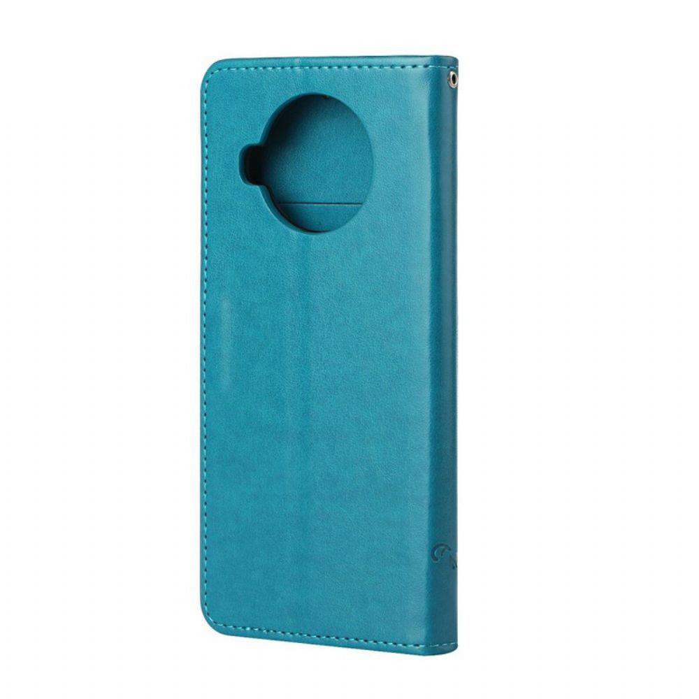 Flip Case Für Xiaomi Mi 10T Lite / Redmi Note 9 Pro 5G Asiatische Schmetterlinge