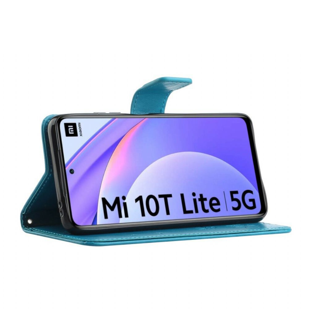 Flip Case Für Xiaomi Mi 10T Lite / Redmi Note 9 Pro 5G Asiatische Schmetterlinge