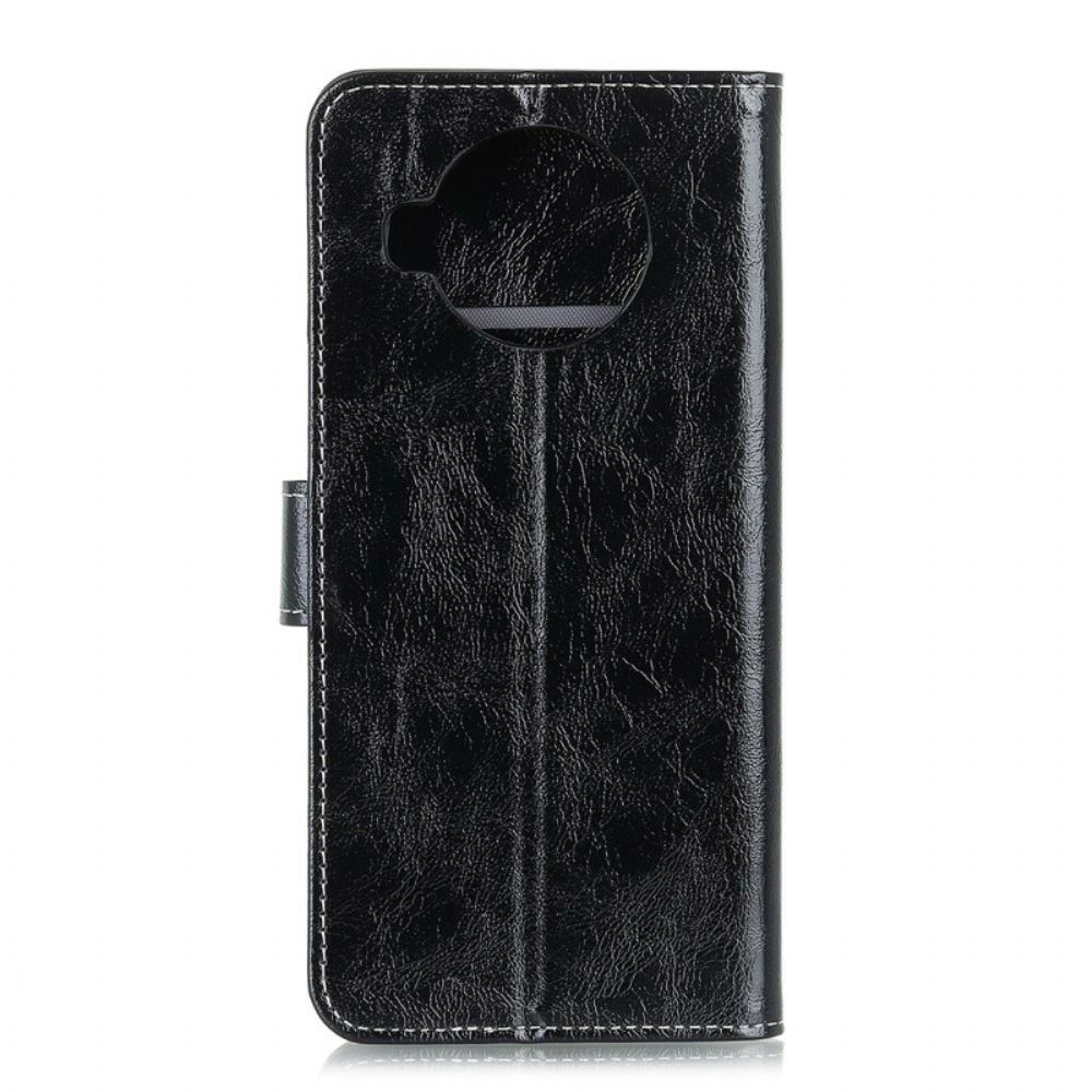 Flip Case Für Xiaomi Mi 10T Lite / Redmi Note 9 Pro 5G Aufsteigende Nähte