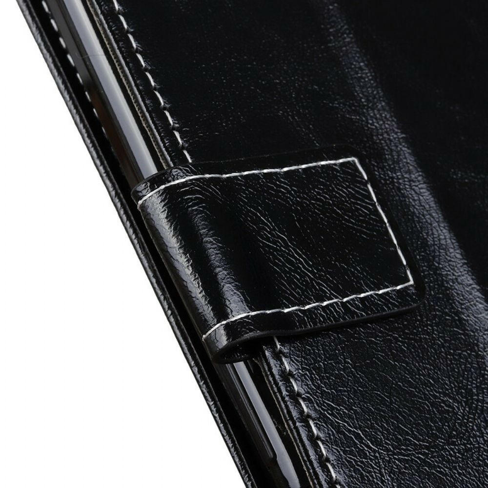 Flip Case Für Xiaomi Mi 10T Lite / Redmi Note 9 Pro 5G Aufsteigende Nähte