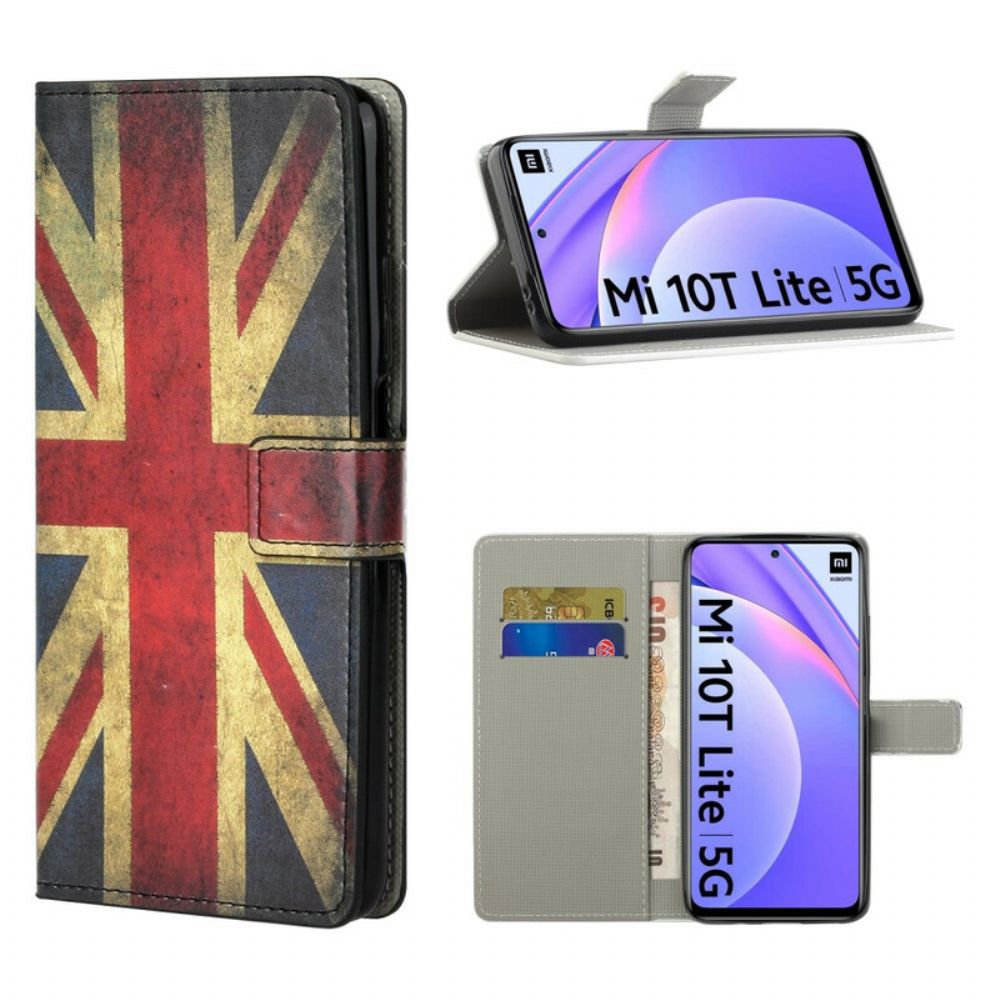 Flip Case Für Xiaomi Mi 10T Lite / Redmi Note 9 Pro 5G England-flagge