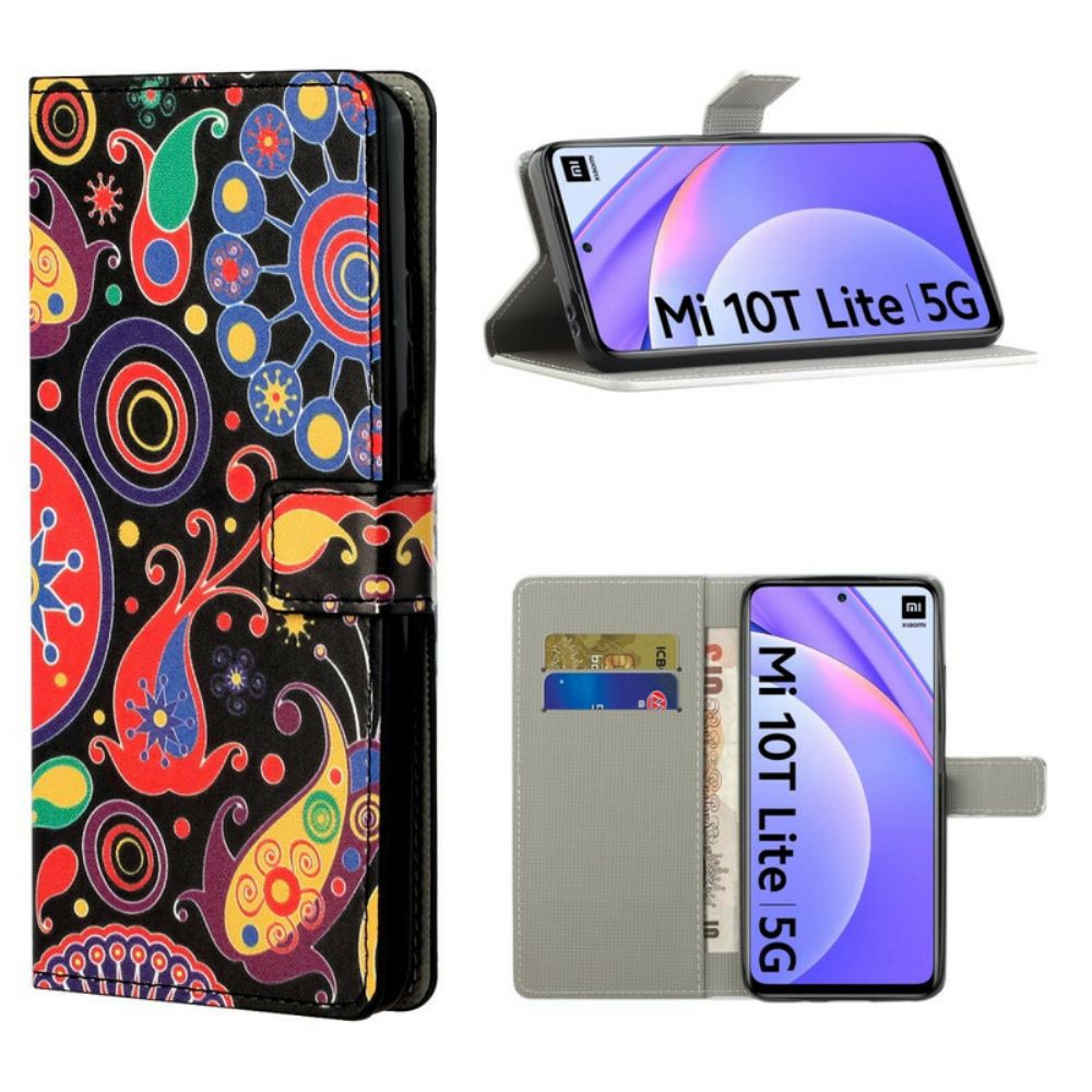 Flip Case Für Xiaomi Mi 10T Lite / Redmi Note 9 Pro 5G Galaxy-design