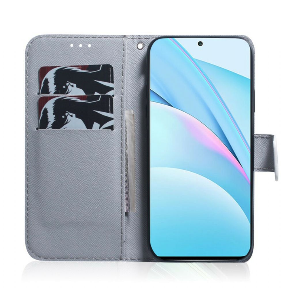 Flip Case Für Xiaomi Mi 10T Lite / Redmi Note 9 Pro 5G Gemälde Von Eulen