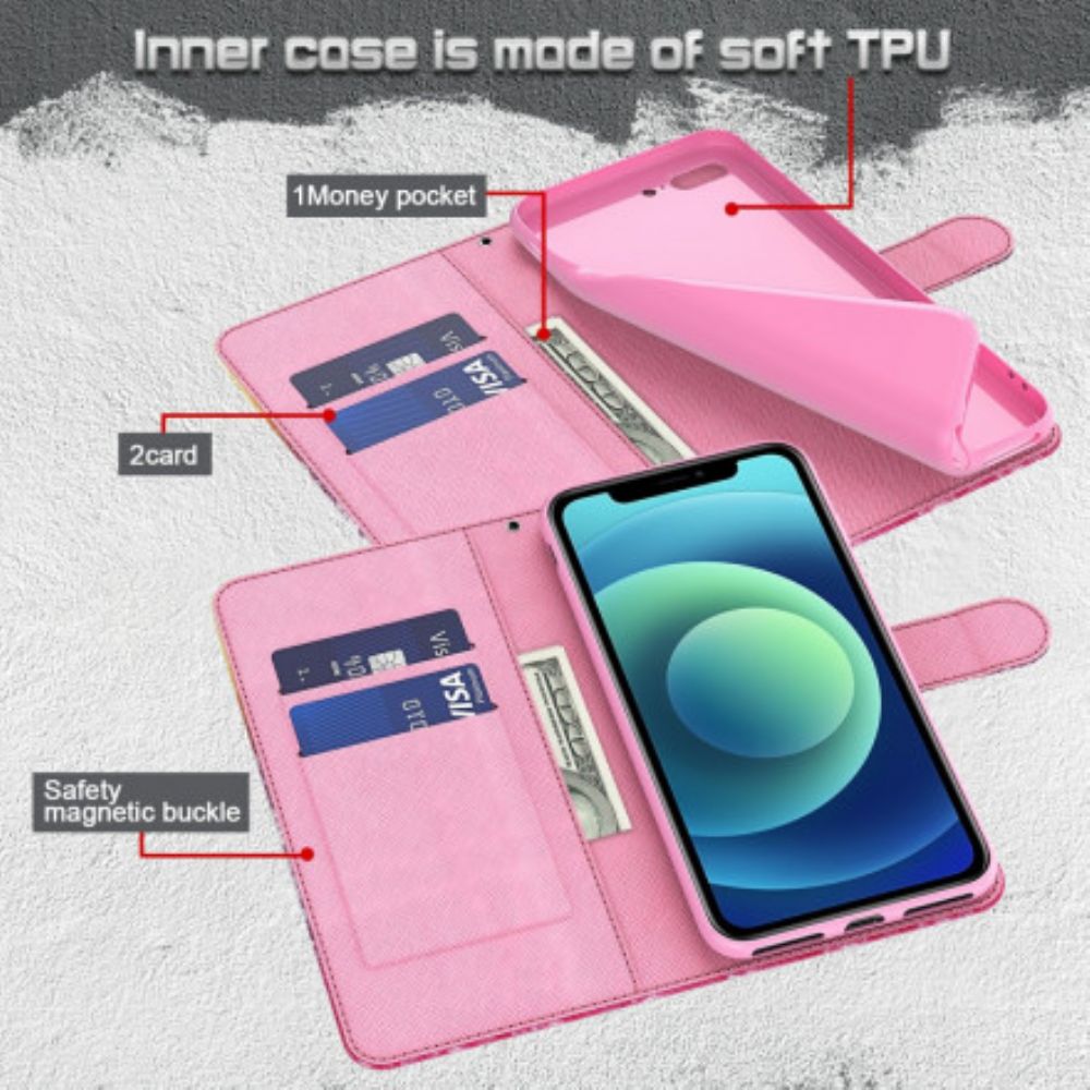 Flip Case Für Xiaomi Mi 10T Lite / Redmi Note 9 Pro 5G Lichtfleck Aquarell Vogel