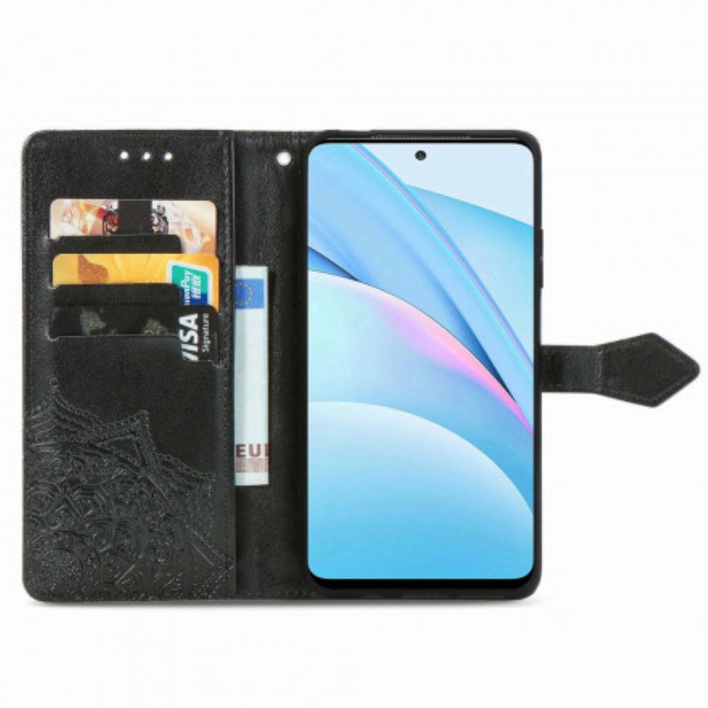 Flip Case Für Xiaomi Mi 10T Lite / Redmi Note 9 Pro 5G Mandala Aus Dem Mittelalter