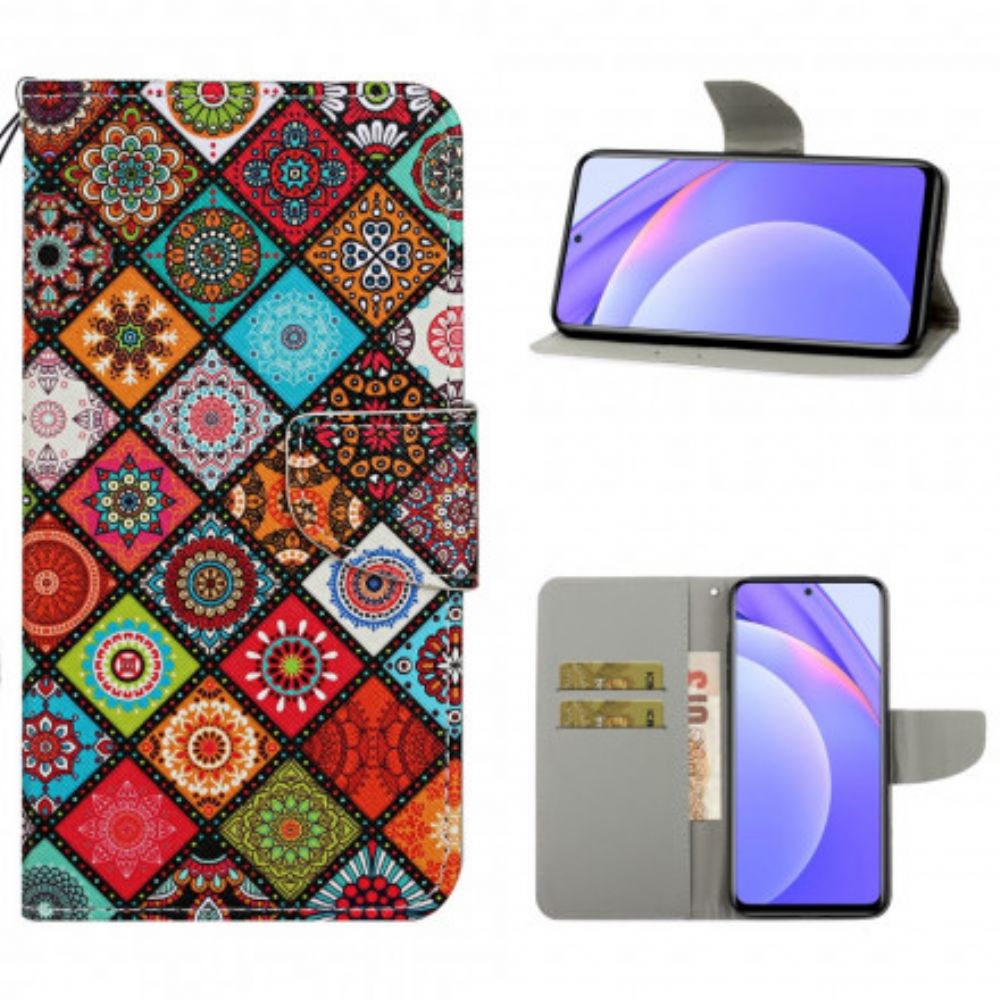 Flip Case Für Xiaomi Mi 10T Lite / Redmi Note 9 Pro 5G Mandala-patchwork