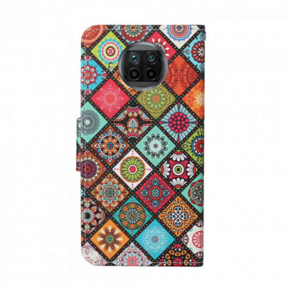 Flip Case Für Xiaomi Mi 10T Lite / Redmi Note 9 Pro 5G Mandala-patchwork