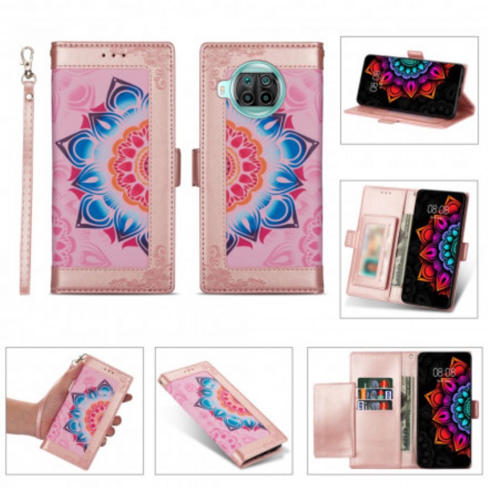 Flip Case Für Xiaomi Mi 10T Lite / Redmi Note 9 Pro 5G Mit Kordel Band-mandala