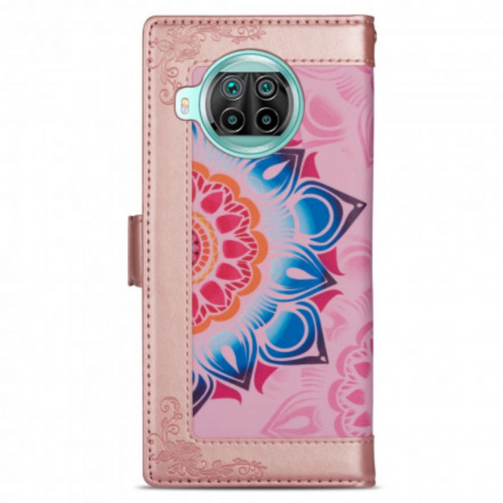 Flip Case Für Xiaomi Mi 10T Lite / Redmi Note 9 Pro 5G Mit Kordel Band-mandala