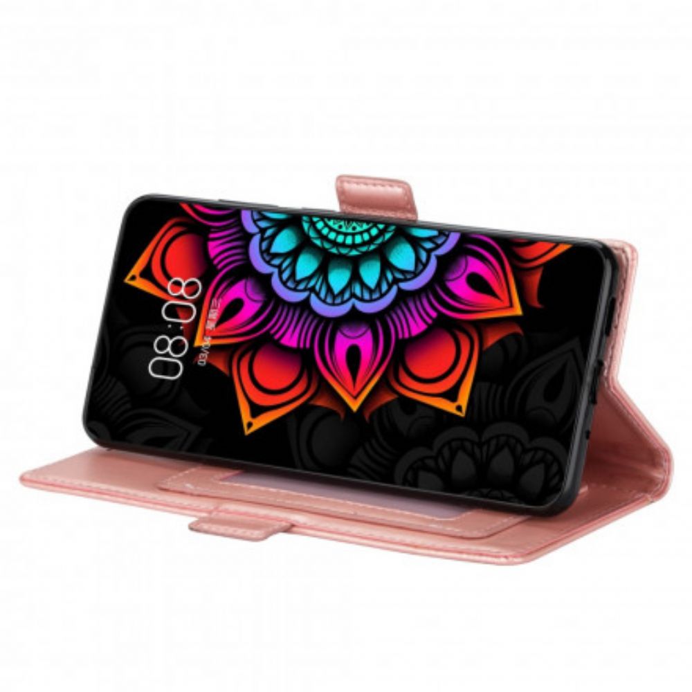 Flip Case Für Xiaomi Mi 10T Lite / Redmi Note 9 Pro 5G Mit Kordel Band-mandala