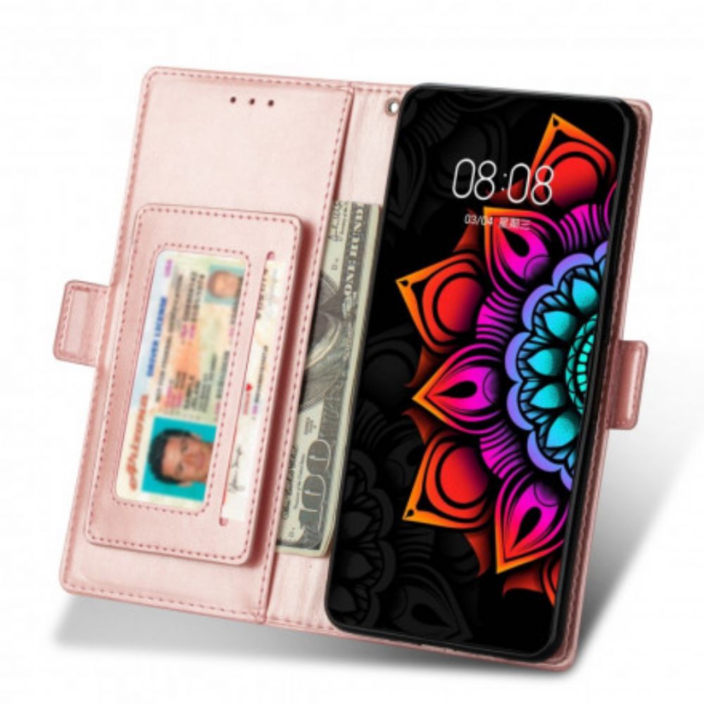 Flip Case Für Xiaomi Mi 10T Lite / Redmi Note 9 Pro 5G Mit Kordel Band-mandala