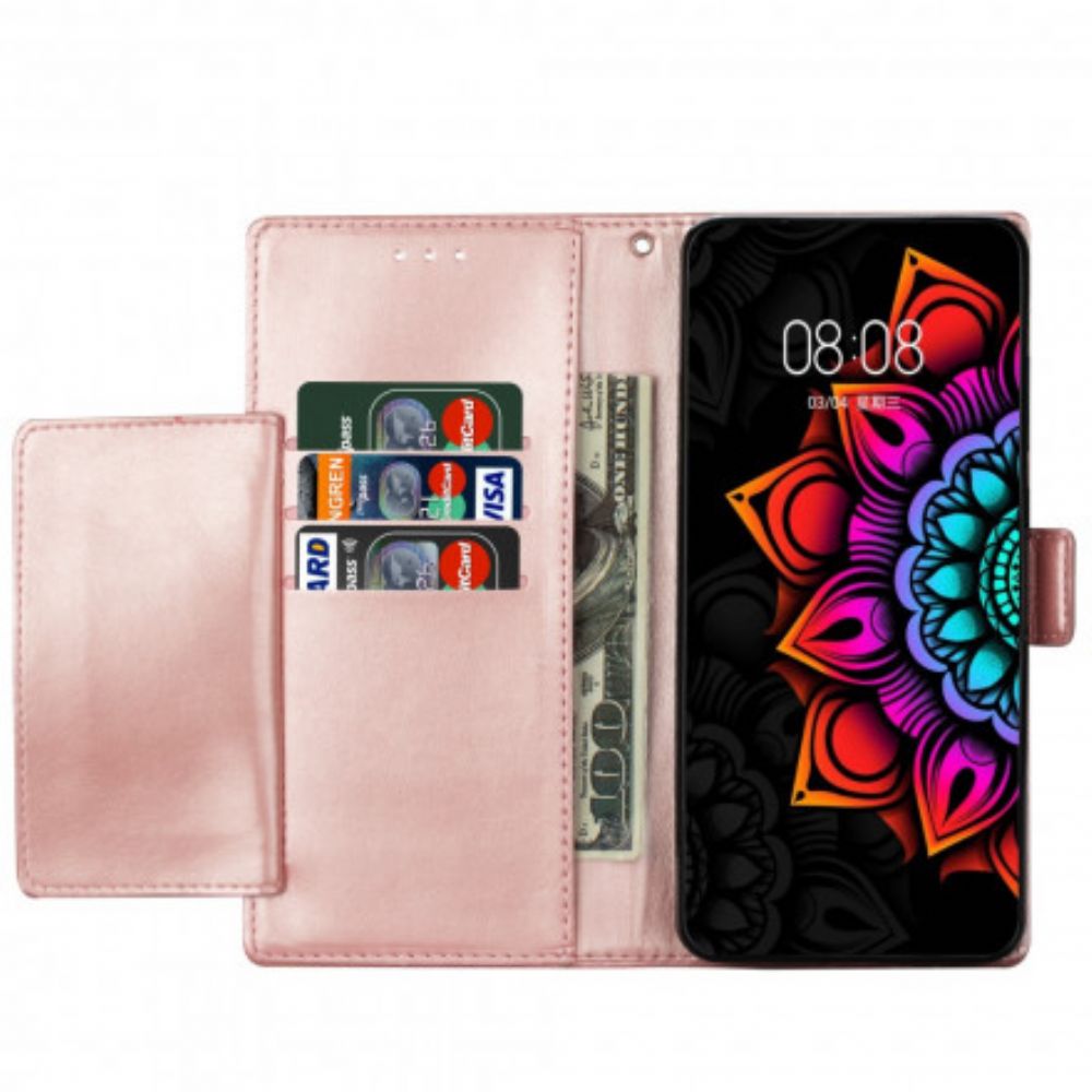 Flip Case Für Xiaomi Mi 10T Lite / Redmi Note 9 Pro 5G Mit Kordel Band-mandala