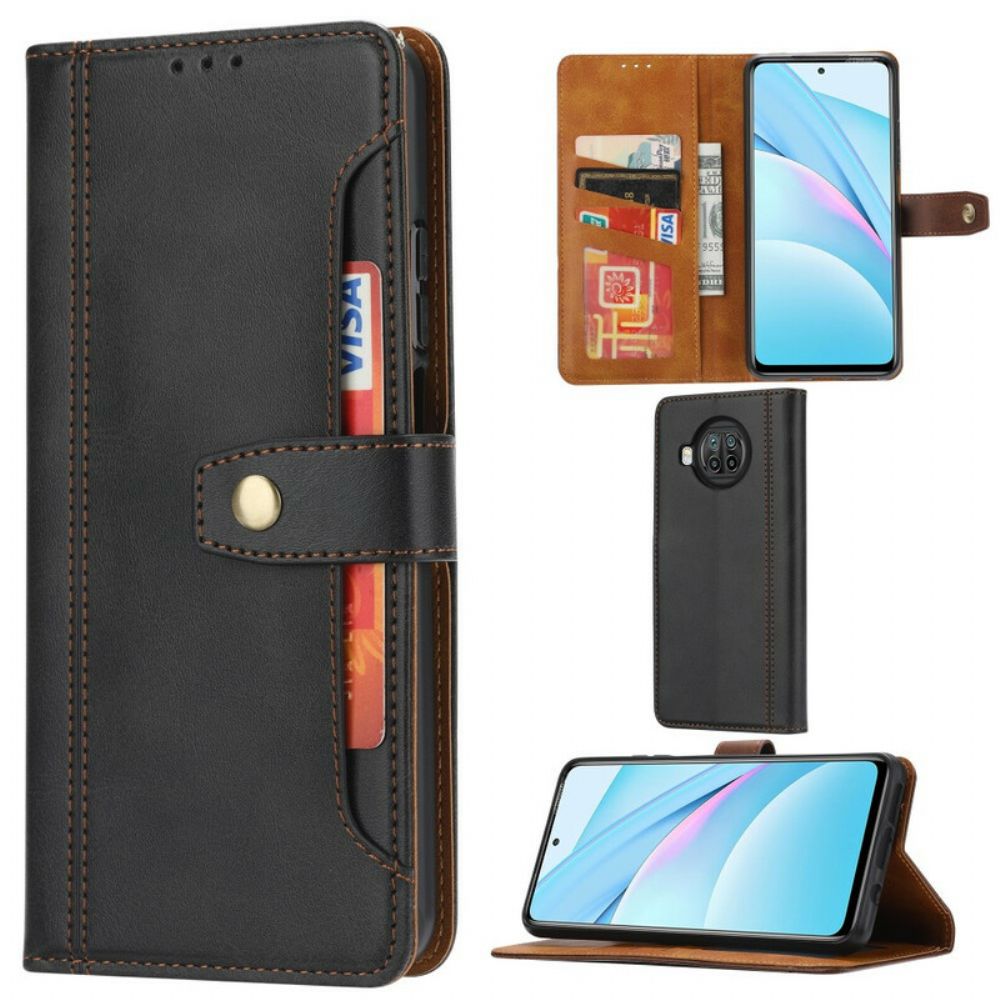 Flip Case Für Xiaomi Mi 10T Lite / Redmi Note 9 Pro 5G Mit Riemen