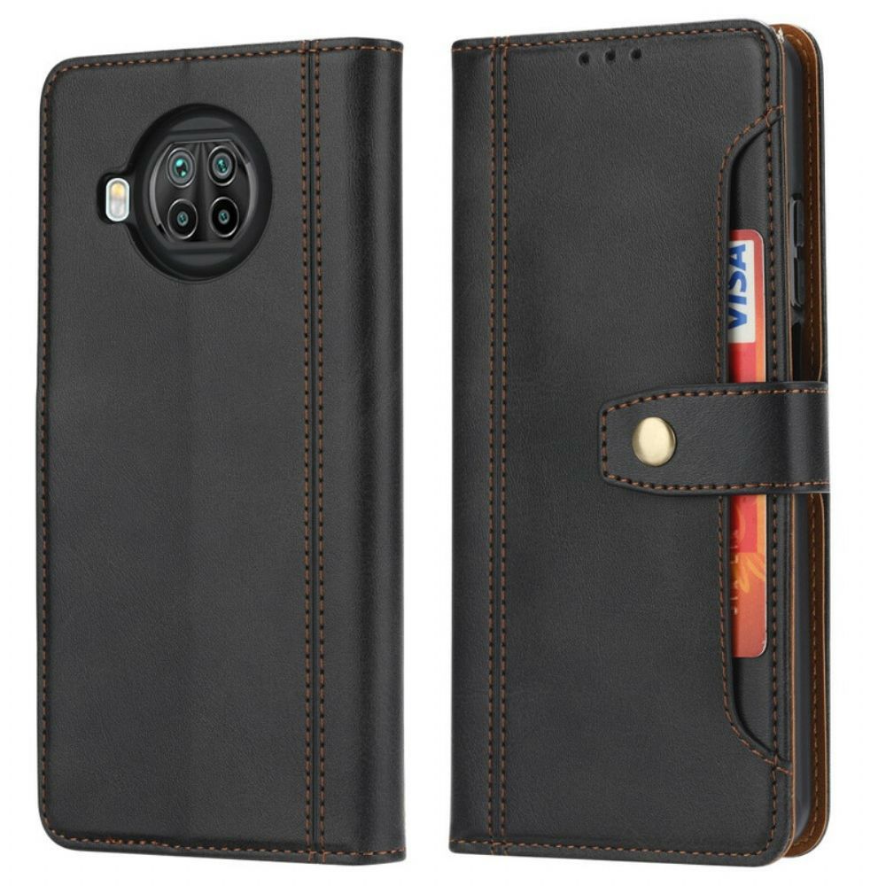 Flip Case Für Xiaomi Mi 10T Lite / Redmi Note 9 Pro 5G Mit Riemen