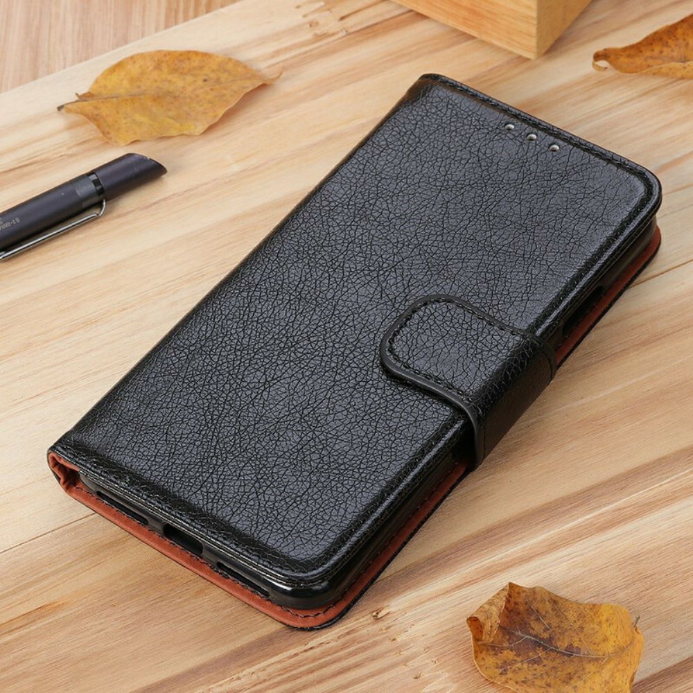 Flip Case Für Xiaomi Mi 10T Lite / Redmi Note 9 Pro 5G Nappaspaltleder