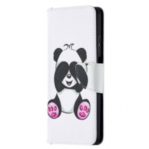 Flip Case Für Xiaomi Mi 10T Lite / Redmi Note 9 Pro 5G Panda-spaß